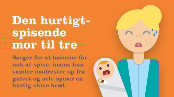 Den hurtigt-spisende mor